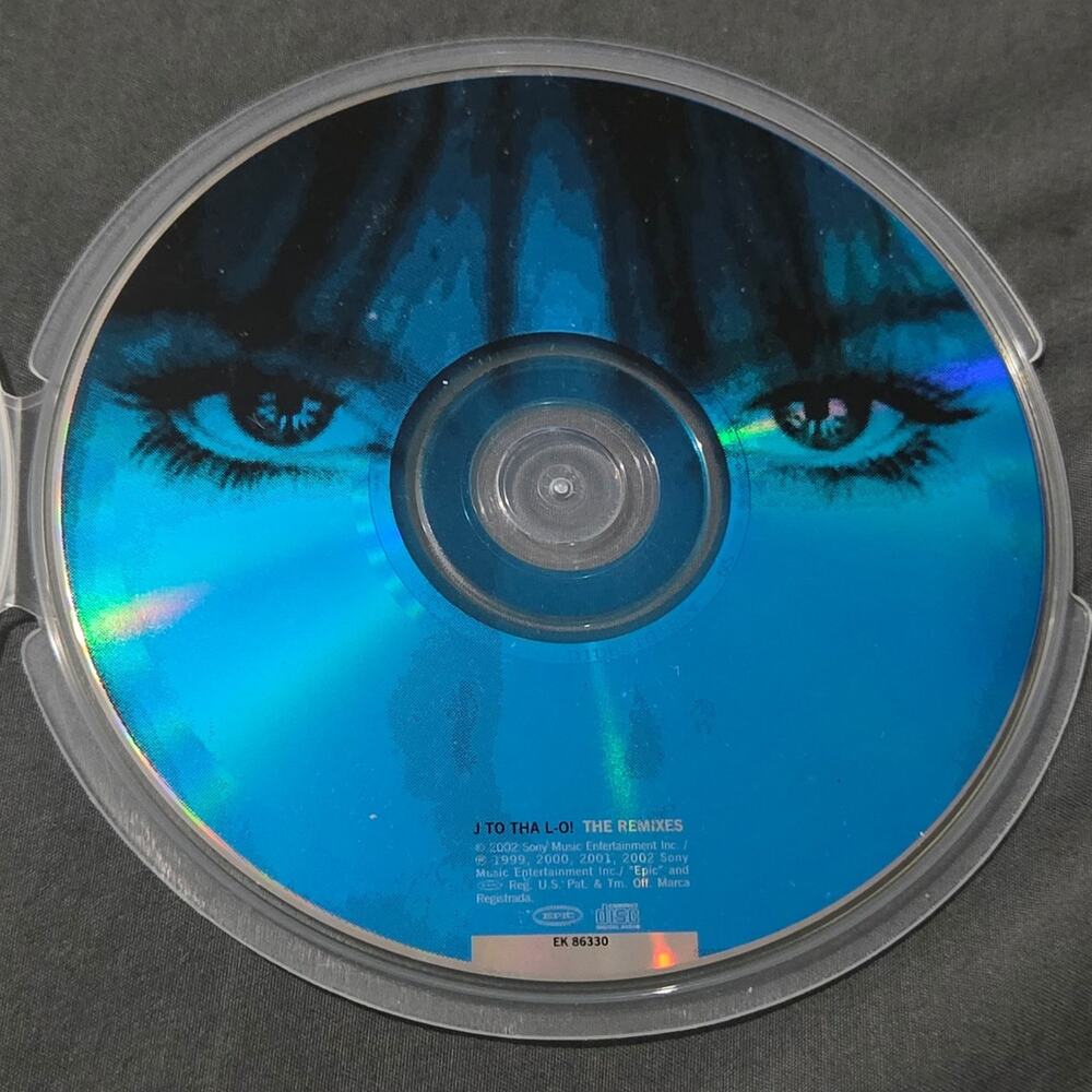 Vtg 2002 Jennifer Lopez J To Tha Lo The Remixes CD